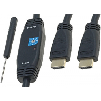 HDMI High Speed connection cable, with amplifier, A M/M 30,0m AK-330105-300-S
