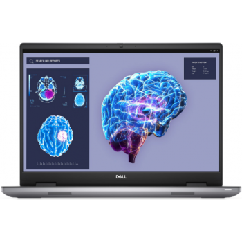 Laptop Dell Precision 7680, Intel Core i9-13950HX, 16 inch, RAM 32GB, SSD 1TB, nVidia RTX 3500 12GB, Windows 11 Pro, Titan Grey DMP7680FI913950HX32G1T12GW3Y_NBD-05