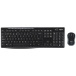 Kit Wireless Tastatura+Mouse Logitech MK270 Multimedia USB Black 920-004508