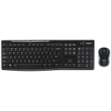 Kit Wireless Tastatura+Mouse Logitech MK270 Multimedia USB Black 920-004508