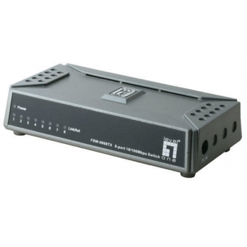 8-Port Fast Ethernet Switch - Provides flexibility of 8 x 10/100BASE-TX ports, 10/100Mbps-Full/Half-duplex, Auto-Negotiation, Auto-MDI/MDIX, Supports 1K MAC address auto-learning and auto-aging