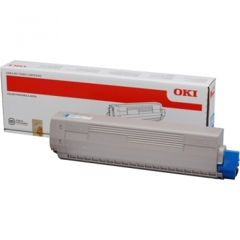 Cartus Toner Oki 44844507 Cyan 10000 Pagini for OKI C831DN, C831DTN, C831N, C841CDTN, C841DN, C841N