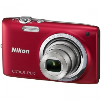 Camera Foto Digitala Nikon Coolpix S2700 16.0 MP Zoom optic 6x Red VNA302E1