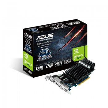 Placa Video Asus nVidia GeForce GT 720 2GB GDDR3 64 bit PCI-E x16 2.0 VGA DVI HDMI GT720-SL-2GD3-BRK