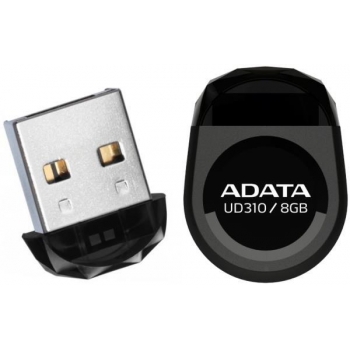 Memorie USB ADATA DashDrive Durable UD310 8GB USB 2.0 Black Water and impact resistant AUD310-8G-RBK