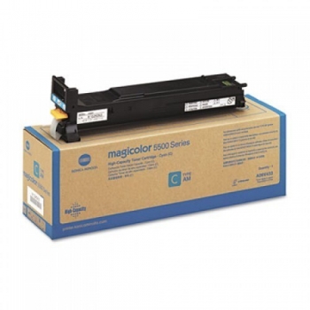 Cartus Toner Konica Minolta A06V452 Cyan 6000 pagini for Minolta Magicolor 5550, 5570, 5650EN, 5650END, 5670EN, 5670END, 5670ENDTH, 5670ENDTHF