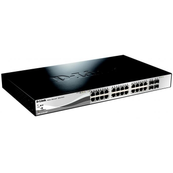 Switch PoE D-Link DGS-1210-28P 24xRJ-45 10/100/1000Mbps PoE + 4xCombo SFP