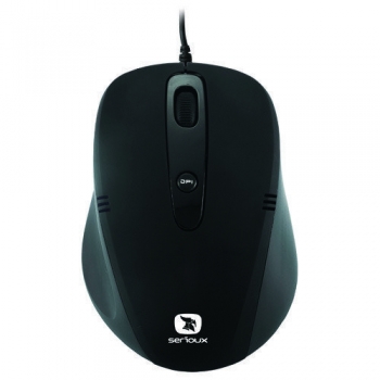 Mouse Serioux Rainbow 680 Optic 3 Butoane 1000dpi USB Black RBM680-BK