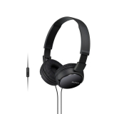 Casti Sony MDRZX110AP, Frecventa (Hz) 12- 22.000, Impedanta (ohmi) 24, Conector Stereo mini in forma de L, placat cu aur, difuzor 30 mm, negru