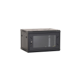 Cabinet metalic de perete 19, tip rack wallmount, 6U 600x600 mm, Eco Xcab Negru WM6606.9004