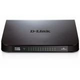 D-Link, Switch Desktop 24 porturi 10/100/1000, plastic, D-LinkGO