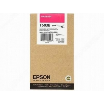 Cartus Cerneala Epson T603B Magenta 220ml for Stylus Pro 7800, Stylus Pro 9800 C13T603B00