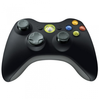 Gamepad Wireless Microsoft XBOX 360 adaptor la PC USB negru JR9-00010