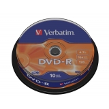 DVD-R Verbatim 4,7GB 16X 10 bucati 43523