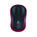 Mouse Wireless Logitech M185 Optic 3 Butoane 1000 DPI USB Red 910-002240