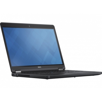 Laptop Dell Latitude E5450, 14.0 inch FHD (1920x1080) Anti-Glare LCD, Intel Core i5-5300U Base, video integrat Intel HD Graphics 5500, RAM 8GB (1x8GB) 1600MHz DDR3L Memory, 256GB Mobility Solid State Drive, no ODD, Card Reader, Fingerprint Reader, Boxe st