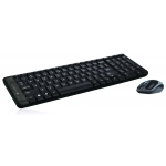 Kit Wireless Tastatura+Mouse Logitech Combo MK220 Mouse Laser Tastatura Standard USB Black 920-003168