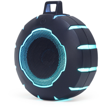 Gembird Boxa portabila bluetooth, baterie 500mAh, LED light, BT v5.0, 70x115x130mm, 285 grame Black SPK-BTOD-01