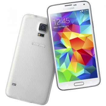 Telefon Mobil Samsung Galaxy S5 G900F White 4G 5.1" 1080 x 1920 Krait 400 Quad Core 2.5GHz memorie interna 16GB Camera Foto 16MPx Android v4.4.2 SM-G900FZWAROM