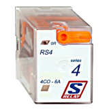 Releu miniatura RS, 4CC, 6A, Ub=24V AC+LED, 14 pini Schrack
