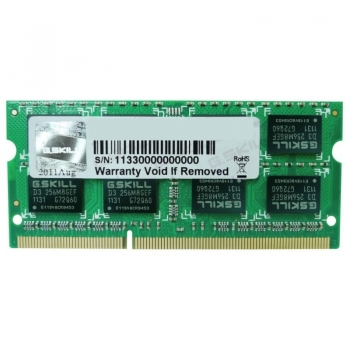 Memorie RAM Laptop SO-DIMM G.SKILL 4GB DDR3L 1600MHz CL11 F3-1600C11S-4GSL
