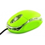 Mouse Optic Esperanza Titanum Raptor TM102, USB, 1000 DPI, verde, TM102G - 5901299901649