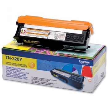 Cartus Toner Brother TN320Y Yellow 1500 Pagini for DCP-9055CDN, HL-4140CDN, HL-4150CDN, MFC-9460CDN