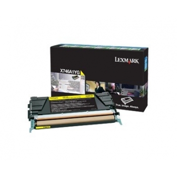 Cartus Toner Lexmark X746A1YG Yellow Return Program 70000 Pagini for X746, X748