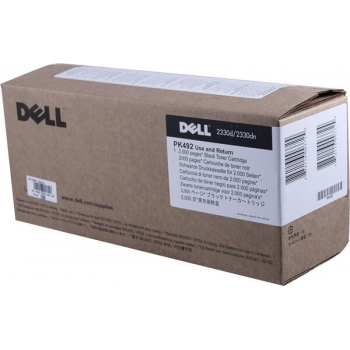 Cartus Toner Dell PK492 / 593-10337 Black 2000 Pagini for 2330D, 2330DN, 2330N, 2350D, 2350DN