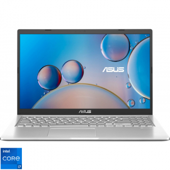 Laptop ASUS 15.6'' X515EA-BQ955, FHD, Procesor Intel Core i7-1165G7 (12M Cache, up to 4.70 GHz, with IPU), 8GB DDR4, 512GB SSD, Intel Iris Xe, No OS, Transparent Silver