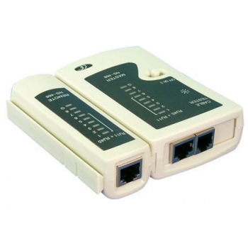 Tester cablu RJ11 / RJ12 / RJ45 Logilink WZ0010