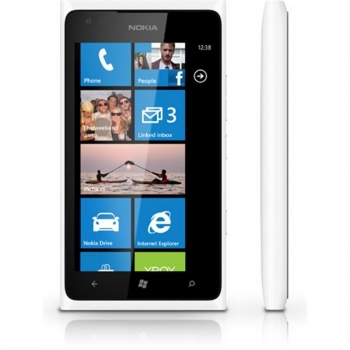 Telefon Mobil Nokia Lumia 900 White 3G 4.3" 480 x 800 AMOLED Corning Gorilla Glass Scorpion 1.4GHz memorie interna 16GB Windows Phone 7.5 Mango NOK900WH