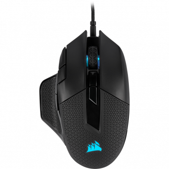 CORSAIR CH-9306011-EU Corsair NIGHTSWORD RGB Gaming Mouse, Black, 18000 DPI, Optical