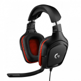 LOGITECH 981-000757 Logitech Gaming Headset G332 Symmetra - Black/Red - 3.5 MM, Leatherette