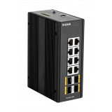 D-Link 12 PORT L2 MANAGED SWITCH/WITH 8X10/100/1000BASET(X) PORTS IN DIS-300G-12SW