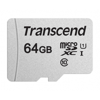 TRANSCEND TS64GUSD300S-A Memory card Transcend microSDXC USD300S 64GB CL10 UHS-I Up to 95MB/S