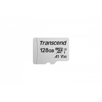 TRANSCEND TS128GUSD300S-A Transcend microSDXC USD300S 128GB CL10 UHS-I U3 Up to 95MB/S with adapter