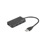 NATEC NHU-1342 Natec Hub USB 3.0 Moth 4-ports, Black