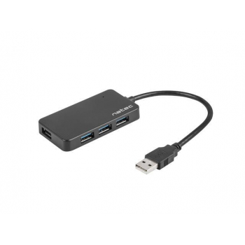 NATEC NHU-1342 Natec Hub USB 3.0 Moth 4-ports, Black