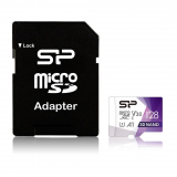 SILICONPOW SP128GBSTXDU3V20AB Silicon Power memory card Micro SDXC 128GB UHS-I U3 V30 +adapter up to 100MB/s