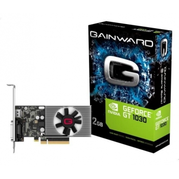 Placa video Gainward Nvidia GeForce GT 1030, PCI-Express 3.0 x4, 2GB DDR4, 64 bits, 1x HDMI 2.0, 1x DVI-D