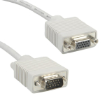 4World Cablu monitor SVGA D-Sub 15 M/F, 5 m, ferita