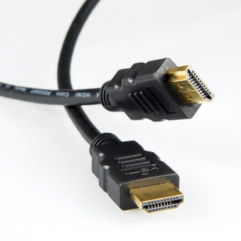 4World Cablu HDMI - HDMI High Speed cu Ethernet (v1.4), 3D, HQ, negru, 1.8m