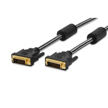 Connection cable DVI-D /DVI-D M/M 2.0 m black premium