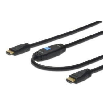 HDMI High Speed w/ Ethernet connection cable, with amplifier 30.0m