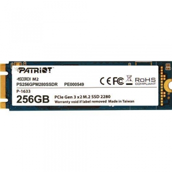 Patriot SSD Scorch M.2 PCIe 256GB Read/Write (1700/780Mb/s)