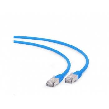 Gembird patchcord RJ45, cat. 6A,FTP, LSZH, 0.25m, blue