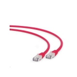 Gembird patchcord RJ45, cat. 6A,FTP, LSZH, 0.5m, red