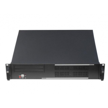 Gembird 19'' Rack-mount chassis (2U), black