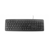 Gembird KB-U-103 Standard keyboard USB, black, RU layout